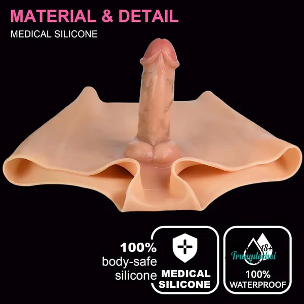 Dương Vật Giả Liền Quần Đặc Ruột 16cm Thiết Kế Chắc Chắn, Chân Thực, An Toàn