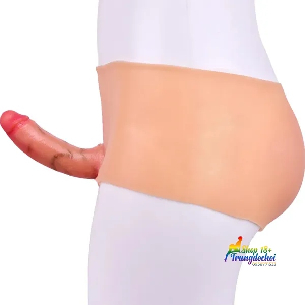 Dương Vật Giả  Liền Quần 13cm Nâng Mông Dành Cho Les 