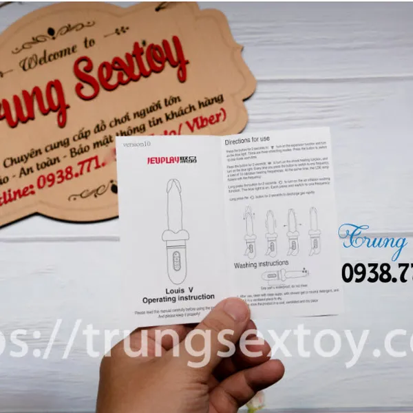 Dương vật giả Louis V Rung Thụt Kích Thích Siêu Sướng