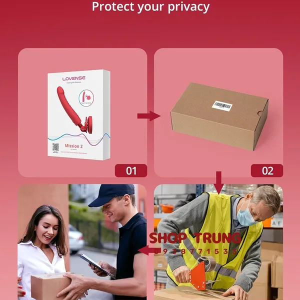 Dương Vật Giả Lovense Mission 2 Thông Minh Kết Nối App