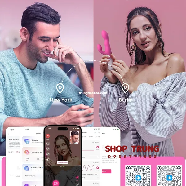 Dương Vật Giả Lovense Nora Rung Hai Động Cơ