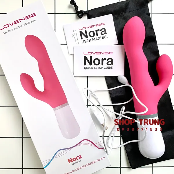 Dương Vật Giả Lovense Nora Rung Hai Động Cơ