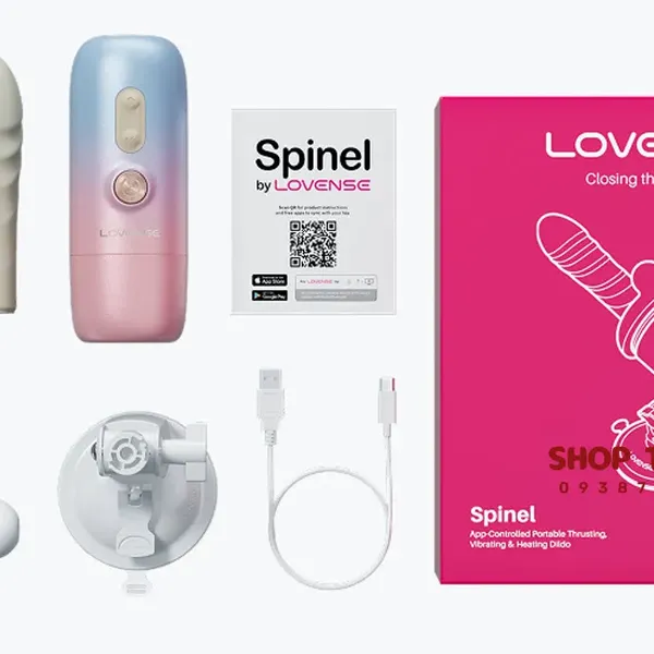 Lovense Spinel Dương Vật Giả Điều Khiển Qua App Cao Cấp