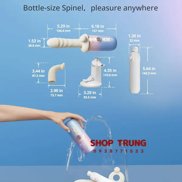 Lovense Spinel Dương Vật Giả Điều Khiển Qua App Cao Cấp