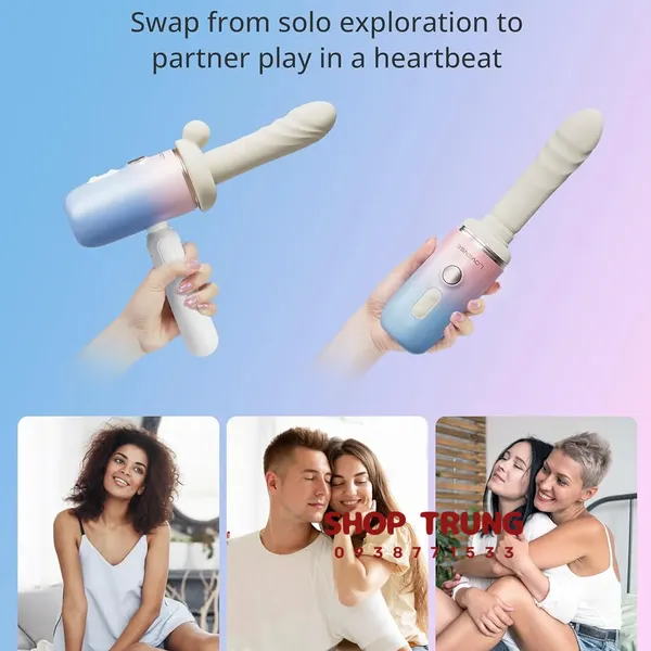 Lovense Spinel Dương Vật Giả Điều Khiển Qua App Cao Cấp