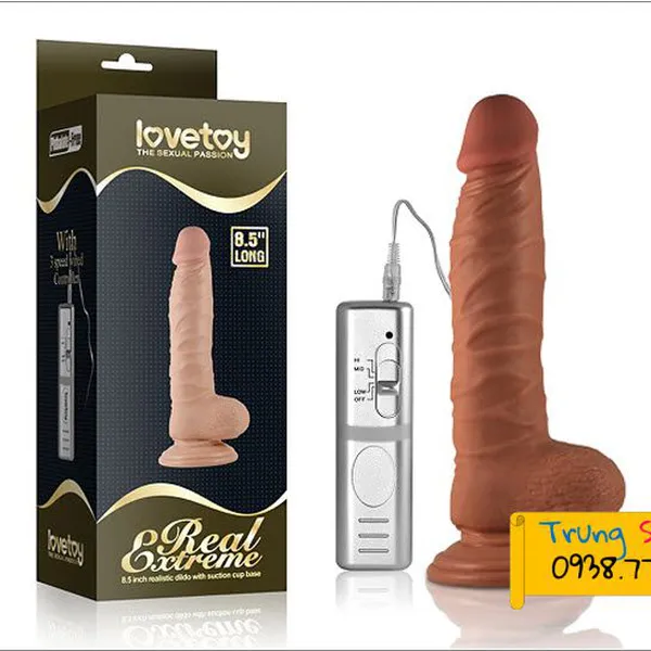 Dương vật giả Lovetoy 8.5 inch đưa nàng lên đỉnh dễ dàng