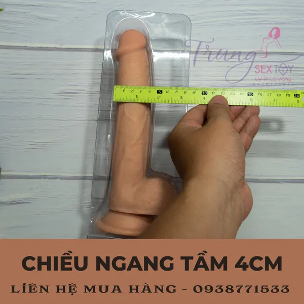 Tha hồ lên đỉnh với dương vật giả gắn tường da trượt Lovetoy 9 inch