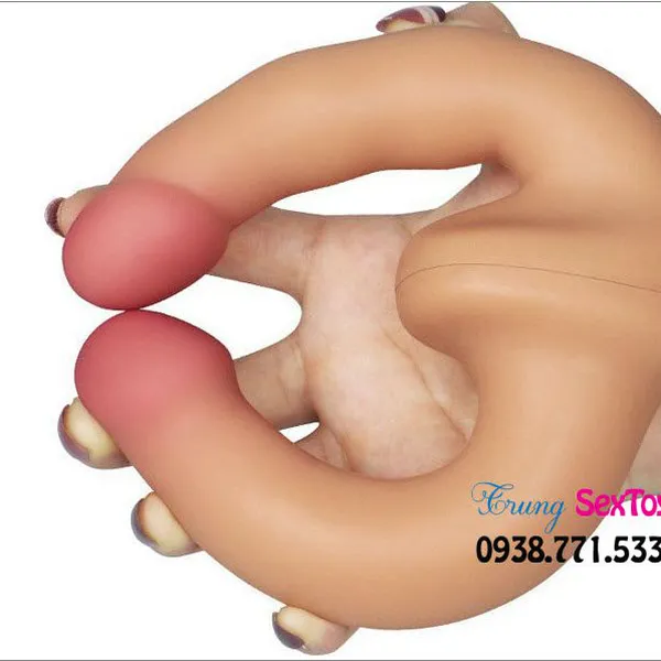 Dương Vật Giả Lovetoy Hai Đầu Có Rung Dành Cho Nữ