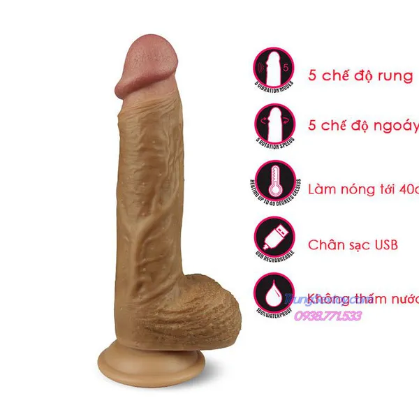 Dương vật giả Lovetoy Liam giống thật cực đã