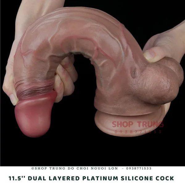 Dương vật giả Lovetoy Platinum Silicone cho cảm giác y như thật