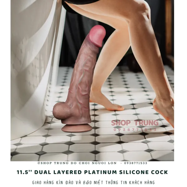Dương vật giả Lovetoy Platinum Silicone cho cảm giác y như thật