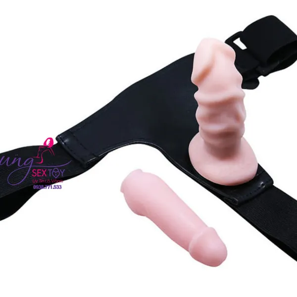 Dương Vật Giả Có Dây Đeo Mini Hai Dương Vật 