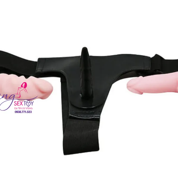 Dương Vật Giả Có Dây Đeo Mini Hai Dương Vật 
