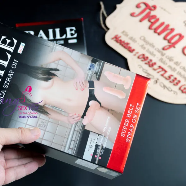 Dương Vật Giả Có Dây Đeo Mini Hai Dương Vật 