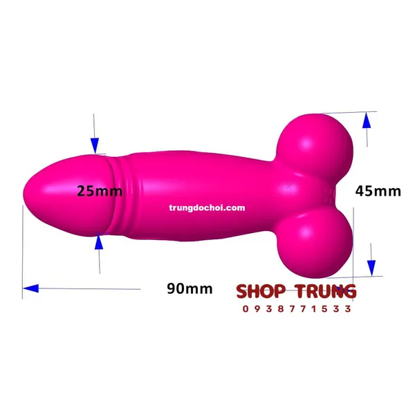 Dương Vật Giả Mini có rung điều khiển từ xa