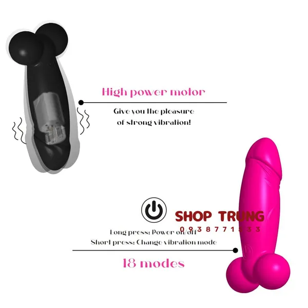 Dương Vật Giả Mini có rung điều khiển từ xa