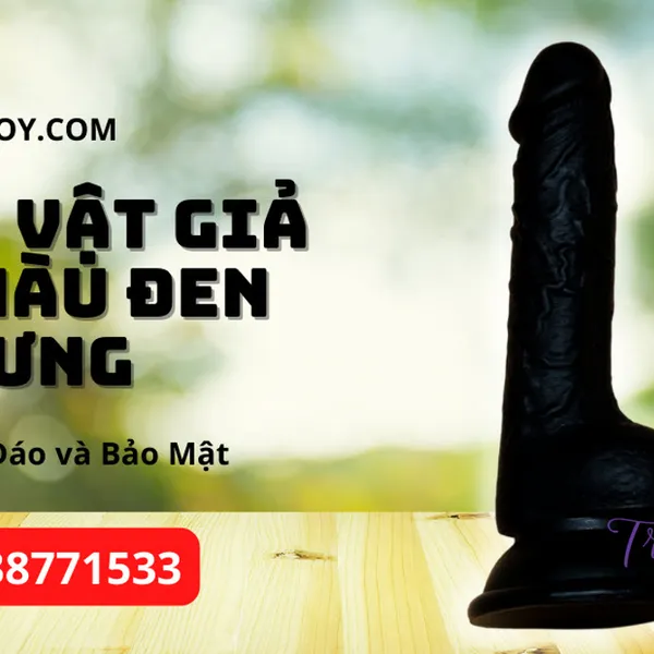 Thăng hoa với dương vật giả Mini màu đen siêu cưng 11*2cm
