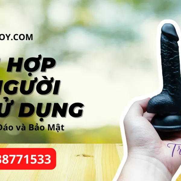 Thăng hoa với dương vật giả Mini màu đen siêu cưng 11*2cm