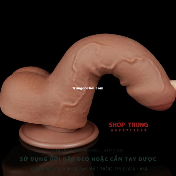 Dương vật giả Lovetoy 2 lớp mềm mại như thật 2024 
