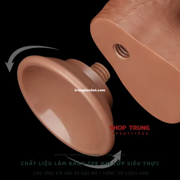 Dương vật giả Lovetoy 2 lớp mềm mại như thật 2024 