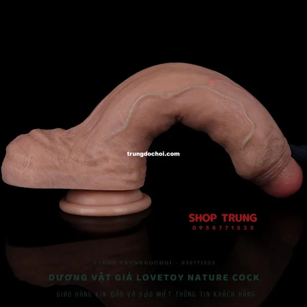 Dương vật giả Lovetoy 17cm mềm mịn như thật 2024