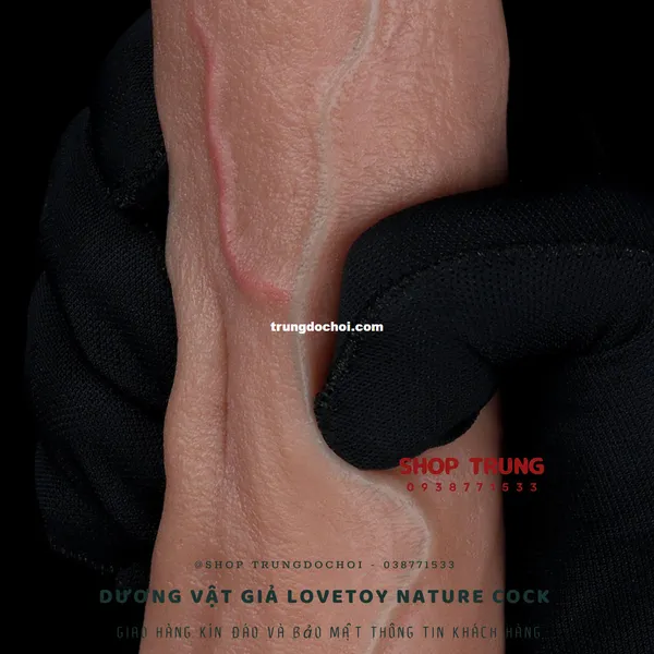 Dương vật giả Lovetoy 17cm mềm mịn như thật 2024
