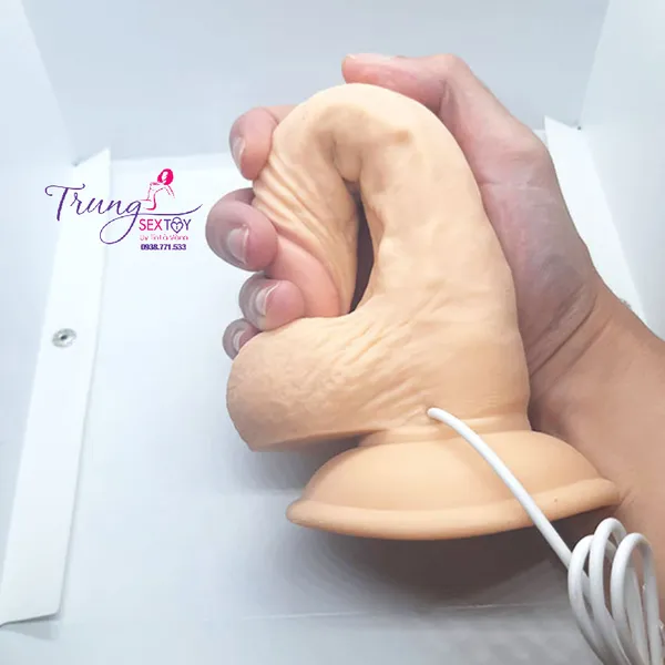 Dương vật giả gắn tường có rung và bắn tinh như thật