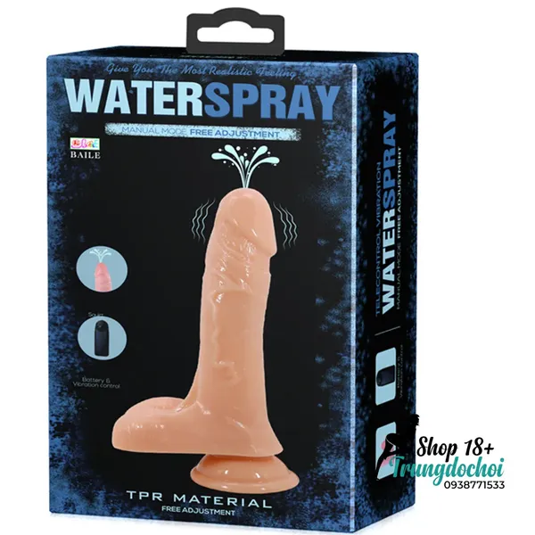 Dương Vật Giả Phun Nước Baile – Rung Mạnh + Bắn Tinh Dịch Như Thật