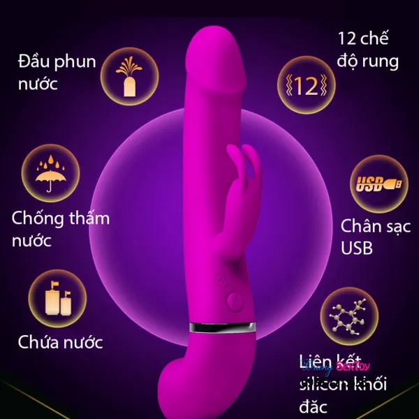Dương Vật Giả Henry Trải Bắn Tính Như Thật và Rung 12 Chế Độ