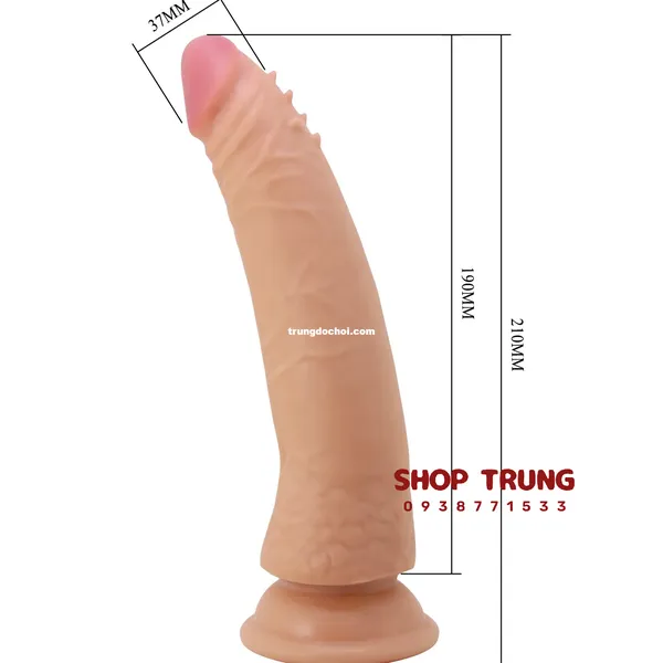 Dương Vật Giả Prettylove Kable Silicon 2 Lớp Mềm Mịn Như Thật