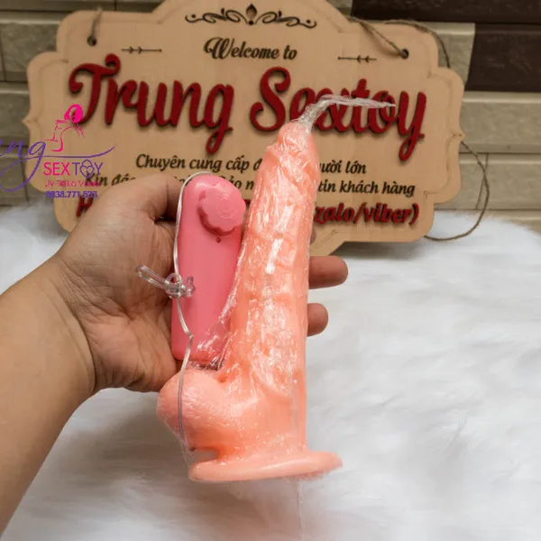 Dương Vật Giả Dây Đeo Rỗng Ruột Có Rung Dành Cho Nam