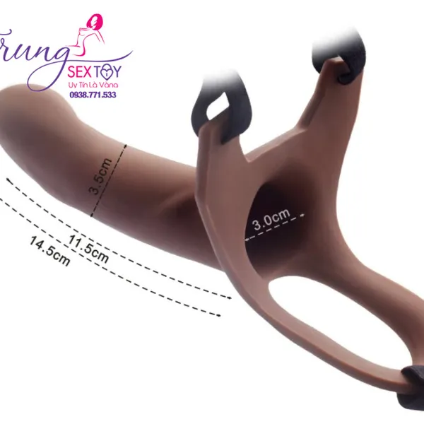 Dương vật giả dây đeo rỗng ruột như thật giải quyết nhu cầu nhanh chóng