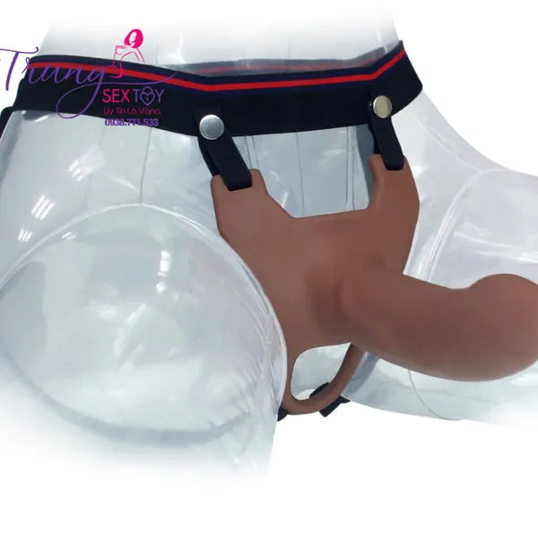 Dương vật giả dây đeo rỗng ruột như thật giải quyết nhu cầu nhanh chóng