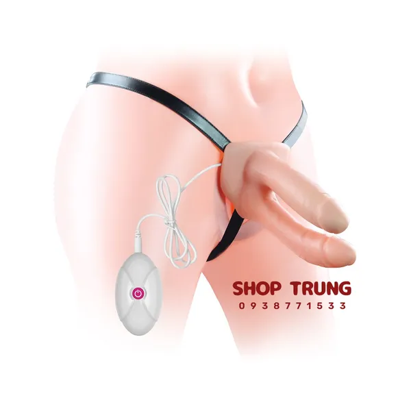 Đồ chơi người lớn dành cho nam - dương vật rỗng ruột hai đầu