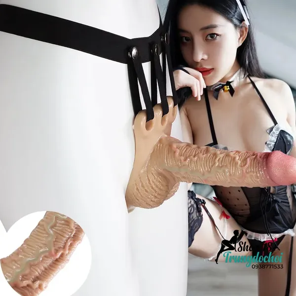 Quần Đeo Dương Vật Giả Rỗng Ruột JIUAI Công Nghệ Triple Fixation Chống Rũ