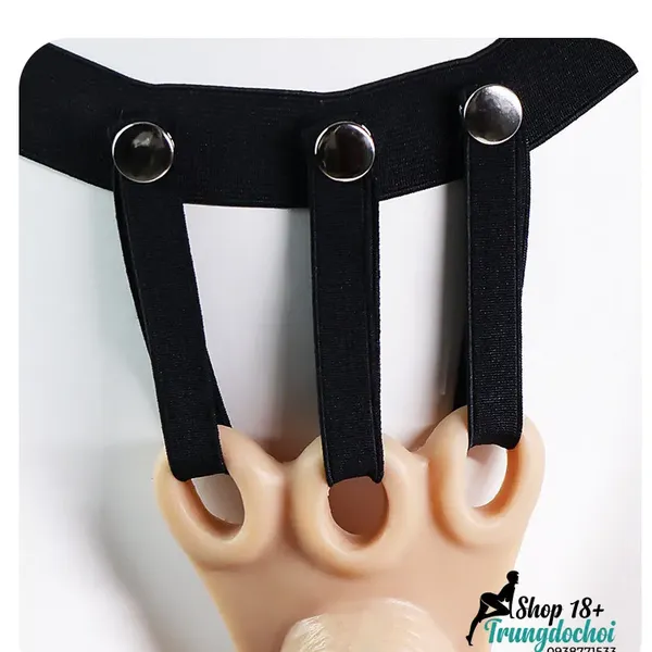 Quần Đeo Dương Vật Giả Rỗng Ruột JIUAI Công Nghệ Triple Fixation Chống Rũ