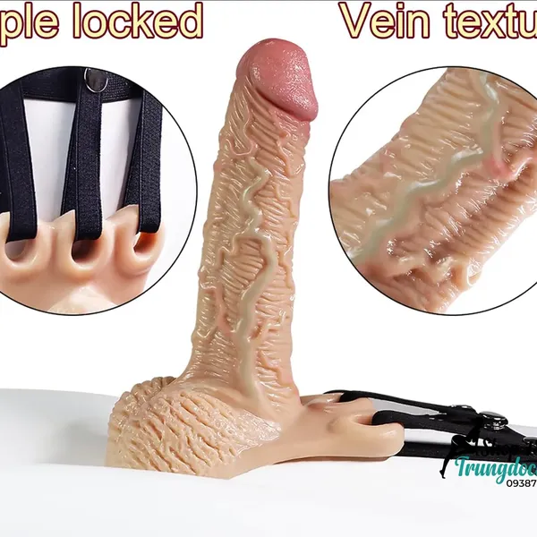 Quần Đeo Dương Vật Giả Rỗng Ruột JIUAI Công Nghệ Triple Fixation Chống Rũ