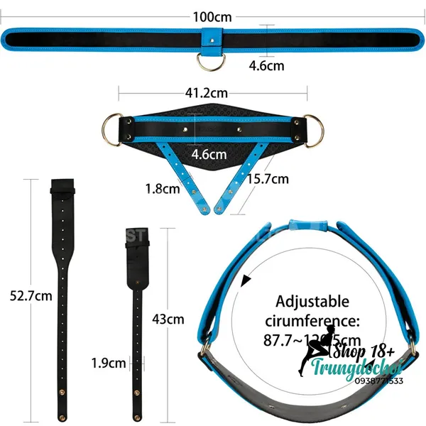 Dương Vật Rỗng Ruột Có Dây Đeo Lovetoy INGEN 9 Inch Hollow Strap-On Cho Cảm Giác Như Thật