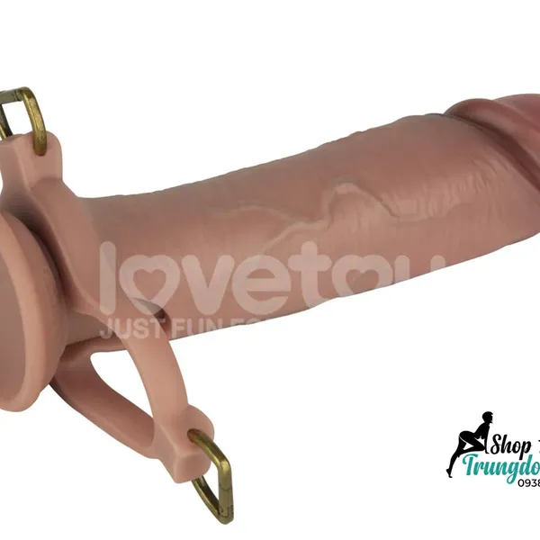 Dương Vật Rỗng Ruột Có Dây Đeo Lovetoy INGEN 9 Inch Hollow Strap-On Cho Cảm Giác Như Thật