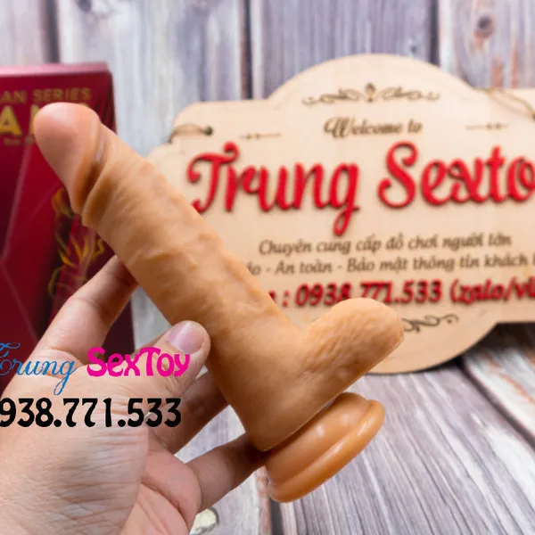 Dương vật giả gắn tường rung ngoáy có nhiệt cao cấp