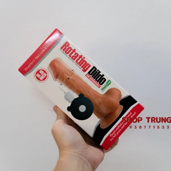 Dương vật giả dành cho nữ rung ngoáy - dài 15cm ngang 3cm