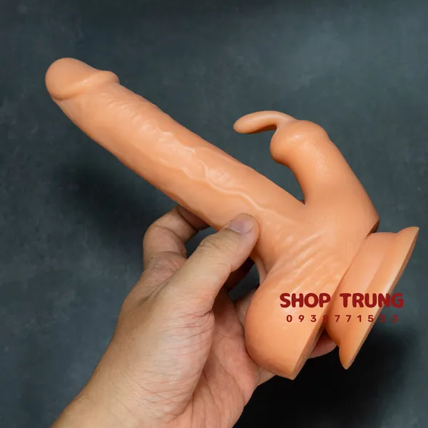 Dương vật giả gắn tường dài 16cm rung thụt ngoáy có nhiệt độ