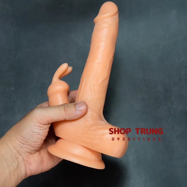 Dương vật giả gắn tường dài 16cm rung thụt ngoáy có nhiệt độ