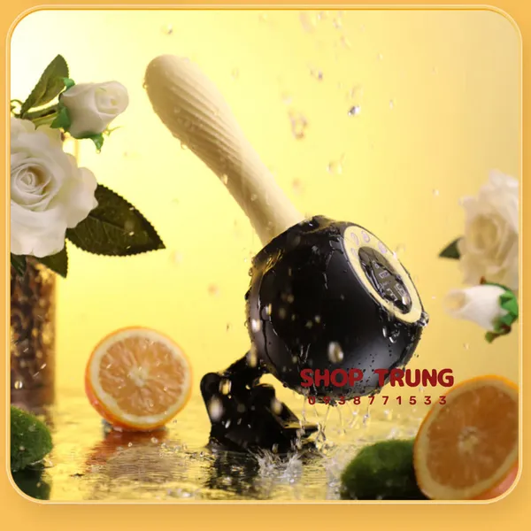 Dương vật giả rung thụt 10 chế độ điều khiển từ xa màn hình LCD