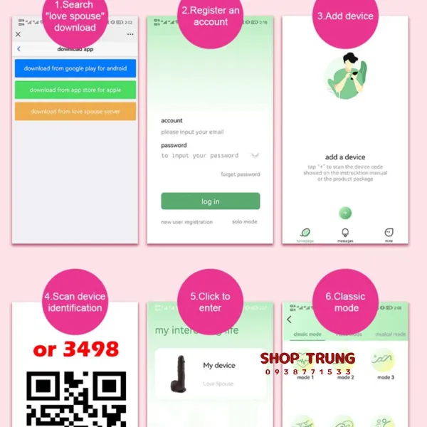 Dương Vật Giả Như Thật Rung Thụt 10 Chế Độ Điều Khiển Bằng APP