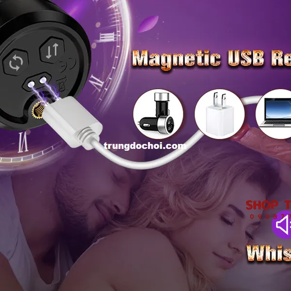 Dương Vật Giả Rung Thụt 7 Chế Độ Cao Cấp Điều Khiển Từ Xa