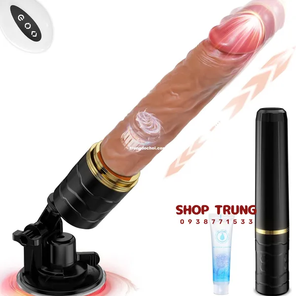 Dương Vật Giả Rung Thụt 7 Chế Độ Cao Cấp Điều Khiển Từ Xa