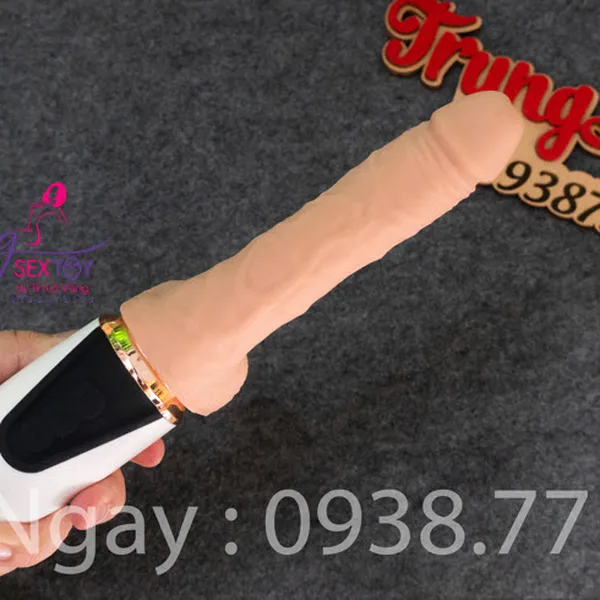 Dương Vật Giả Rung Thụt Cầm Tay Mềm Mịn Như Thật