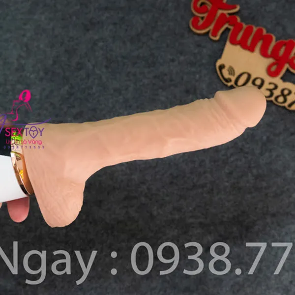 Dương Vật Giả Rung Thụt Cầm Tay Mềm Mịn Như Thật