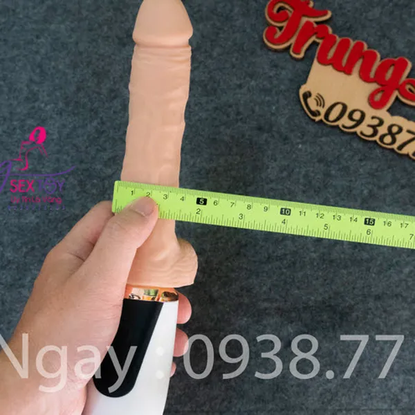 Dương Vật Giả Rung Thụt Cầm Tay Mềm Mịn Như Thật